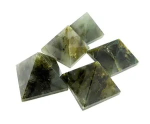 Cristal de Labradorite naturelle Pryamids Vente en gros en vrac Cristal Artisanat Jade Feng Sui Reiki Roches Minéraux Chakra Pyramides