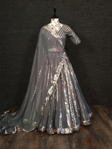 Lehenga choli-temporada festiva para fiestas, sangeet, ropa de boda para mujeres y niñas - Product Image 3