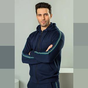 2024 conception personnalisée garçons coton polaire Joggers ensemble grande taille hiver survêtement pantalons de survêtement vêtements de sport de sport Streetwear - Product Image 3