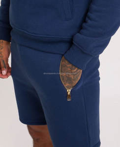 Survêtement Slim Fit en polaire pour hommes avec logo personnalisé, Vente en gros FOE Mode personnalisée Survêtement Respirant en coton uni pour hommes - Product Image 1