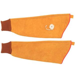 Manchons de sécurité de soudage en cuir ignifuge haute résistance Manchons de bras fendus robustes - Product Image 3