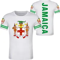 Ямайка футболка собственными руками Сделай Сам Бесплатная изготовление под заказ имя номер Джем футболка нации jm ямайский страна колледж печати фото Логотип Одежда