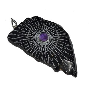 GalaxyแกะสลักSliceจี้ขายส่ง | ผู้ผลิตGalaxyแกะสลักSliceจี้ - Product Image 1