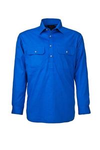 Durable Work Shirt in Polycotton or <b>Denim</b> <b>Material</b> Custom Made - Product Image 6