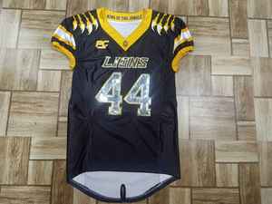 เสื้อฟุตบอลอเมริกันออกแบบได้ตามต้องการชุดเครื่องแบบฟุตบอลตัวเลขโครเมี่ยม - Product Image 3