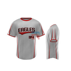 Camiseta de equipo atlético Elite, Jersey de béisbol con estampado Digital personalizado, Jersey de béisbol hecho a medida con botones completos - Product Image 5
