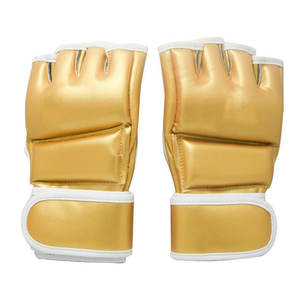 Haute qualité Usine OEM Doigt Court Arts Martiaux Sparring Sanda Boxe MMA Gants Gants De Boxe Pour Adultes - Product Image 2
