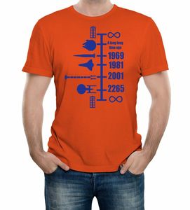 เสื้อยืดพิมพ์ลายไทม์ไลน์ของเรืออวกาศ,เสื้อยืดแขนสั้นที่ออกแบบเองสำหรับผู้ชายเสื้อยืดดีไซน์ยอดเยี่ยม - Product Image 4