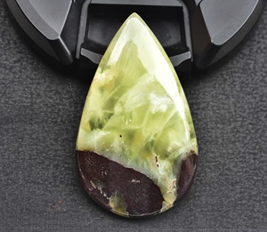 Yellow Prehnite Cabochon Unique <b>Pattern</b> Bio Color Prehnite Gemstone For Jewelry Custom Shape and Size Wholesale Yellow Prehnite - Product Image 4