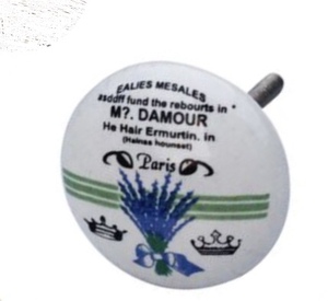 Pomos y tiradores de cerámica modernos Epic para armarios, armarios, armarios y baños para muebles de cocina y cajones de dormitorio - Product Image 1