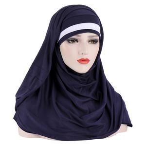 <span class=keywords><strong>Foulard</strong></span> Islamico da Donna 100% <span class=keywords><strong>Cotone</strong></span> Hijab Copricollo Islamico Sotto Velo Personalizzazione Logo OEM ODM - Product Image 3