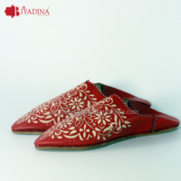 Babouches marocaines faites à la main, cousues à la main, antidérapantes, en cuir véritable, légères, confortables, toutes tailles, pour intérieur et extérieur