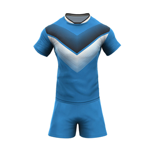 Ensemble d'uniformes de rugby sur mesure pour école et club, 100% polyester, séchage rapide, ensembles personnalisés - Product Image 1