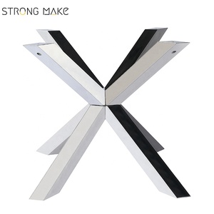 Table <strong>Leg</strong> Heavy Modern Furniture Feet Frame Rectangle Square Restaurant <strong>Bench</strong> Desk Metal Coffee Dining Stainless Steel Table <strong>Leg</strong> - Product Image 1