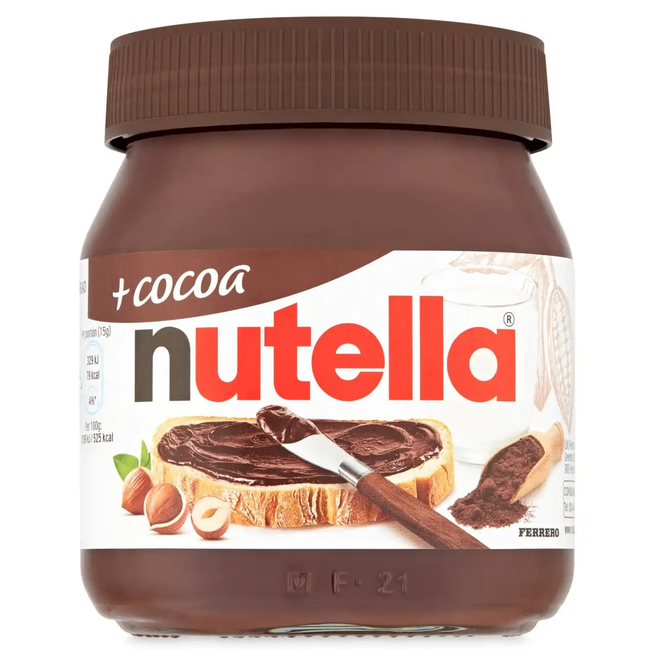 Chocolate de avellanas Nutella, 1kg (todos los tamaños disponibles), disponible