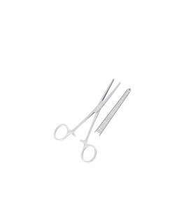 Kocher-forceps rectos hemostáticos con dientes, 1x2 - Product Image 3