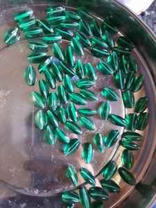 Perles de verre au chalumeau en cristal en forme de melon blanc de qualité supérieure pour projets créatifs Vente en gros - Product Image 4