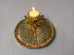 Support en métal pour T-Lite, plateau de Lotus, livraison gratuite - Product Image 2