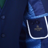 Setelan pakaian Formal bisnis pria, setelan Slim Fit pria desain baru untuk pengantin pria obral