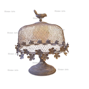 Serviteur à gâteau en métal de dernière génération avec couvercle en verre, qualité supérieure, taille personnalisée, support à dessert pour un usage domestique - Product Image 2