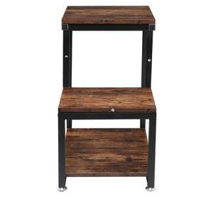 Mesa de muebles de diseño moderno para sala de estar, Centro y mesa lateral decorativo, Color marrón, mesa de muebles de madera - Product Image 5