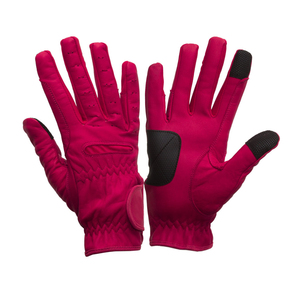 Guantes de montar a caballo para niños y adultos, transpirables y portátiles, logotipo personalizado, de cuero, baratos, gran oferta, fabricante - Product Image 4