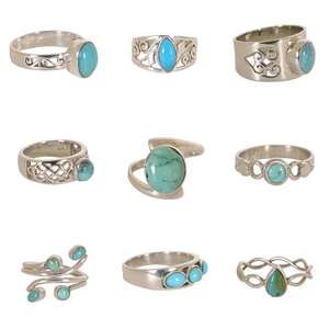 Joyería de boda de Plata de Ley 925 superventas por excelencia, anillos de plata con piedras preciosas de peridoto brillante para fiestas de aniversarios - Product Image 3