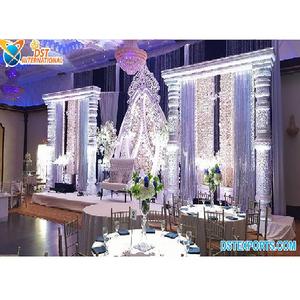 Décor de mariage marocain blanc, scène élégante, décoration moderne, superbe, Style marocain - Product Image 1