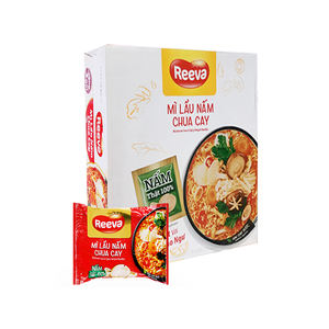 Reeva 3 <span class=keywords><strong>Mien</strong></span> funghi piccanti tagliatelle istantanee a basso contenuto di grassi farina di frumento fritto 85g x 20 sacchetto certificato Halal - Product Image 4