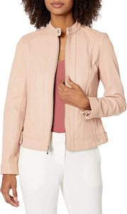 Chaqueta de cuero con cremallera de alta calidad para mujer, moda de motociclista, para motocicletas - Product Image 6