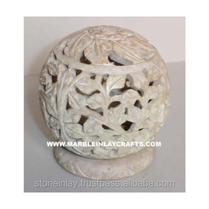 Handmade Soapstone <b>Tea</b>-<b>Light</b> <b>Candle</b> Lamps - Product Image 1