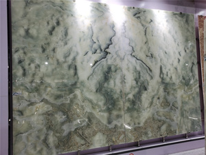 Wholesale Price Translucent <strong>White</strong> Jade Slab Polished Snow <strong>White</strong> Onyx <strong>Marble</strong> for Interior Wall - Product Image 6