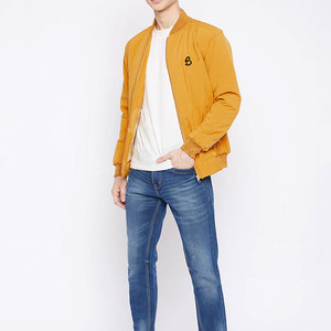 แจ็กเก็ตบอมเบอร์มีฮู้ดของผู้ชายเสื้อผ้าขายดีในฤดูหนาวผ้าระบายอากาศได้ดีโลโก้ที่กำหนดเองน้ำหนักเบามีสไตล์ - Product Image 4