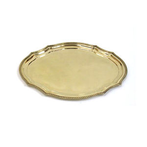 หรูหราให้บริการถาดในทองเหลืองโลหะที่กำหนดเองพรีเมี่ยมที่มีคุณภาพอาหารเซิร์ฟเวอร์ถาดและแผ่นเสียงในราคาที่ต่ำ - Product Image 1