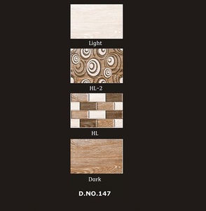 Azulejos de pared de 30x45cm verdes clásicos modernos Baldosas de cerámica brillante con función resistente a los ácidos para interiores de villas - Product Image 4