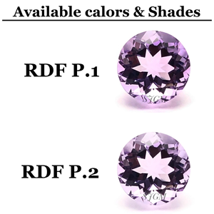 " 7mm Heart Cut Natural ROSE DE FRANCE or PINK AMETHYST " Wholesale Factory Price High Quality Faceted Loose Gemstone Per Carat - Product Image 2