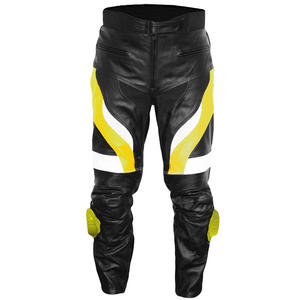 EN 17092 Estilo explosivo de 2025 Motocicleta de carreras Protector americano a prueba de viento Pantalón de cuero original, protección principal - Product Image 5