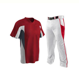 Vêtements de sport de baseball et de softball élégants et respirants de haute qualité Nouveau style multicolore Ensembles d'uniformes grande taille - Product Image 1
