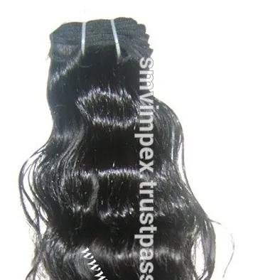 Machine weft extensions Indian human hair 14 TO 16 inches. Shedding free hairs from india