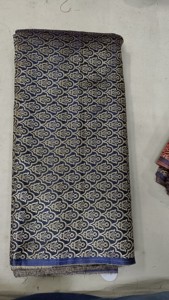 Tissus en soie brocade avec imprimé ethnique, classique et personnalisé, pour les robes de mariage et le mobilier de maison, peut être tissé sur mesure - Product Image 2