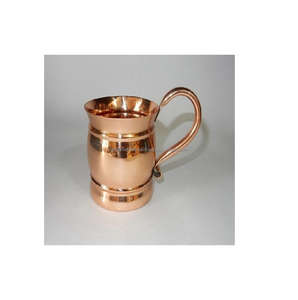 Jarra de Cobre Sólido para Cerveza - Diseño Moderno, a Prueba de Fugas, Apta para Lavavajillas, Vajilla de Primera Calidad con Embalaje en Caja Blanca - Product Image 1