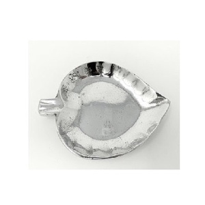 Bandeja de hoja decorativa de Metal hecha a mano de color antiguo dorado a la venta bandeja de fruta de Metal hoja de arce - Product Image 6