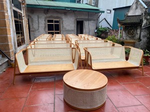 Muebles de madera de ratán de uso General para el hogar, silla de alta calidad para aplicación de Hotel, venta al por mayor - Product Image 4