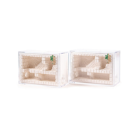 Fourmilière en plastique écologique de qualité supérieure Empire Ants Aten, design pyramide égyptienne, motif animalier, style classique, 8,5x6x4cm