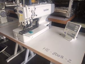 Utilisé frère HE-800-B Électronique À Entraînement Direct À Point Noué Bouton Holer pour Tricot Applications - Product Image 3