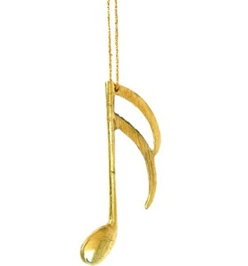 ALUMINIUM METAL MUSICAL INSTRUMENT CHRISTMAS HANGING ORNAMENT HIGH QUALITY METAL CHRISTMAS <b>TREE</b> DECORATION - Product Image 1