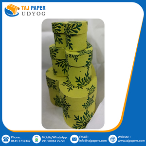 جودة عالية مذهلة مصمم يبحث من الورق المقوى كرافت ورقة التغليف اليدوية المغناطيس صناديق هدايا مستديرة 6 قطع بالجملة - Product Image 2