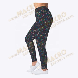 Nouveau motif en maille imprimé Fitness Leggings pour femmes mince noir et blanc pantalon d'entraînement extensible pantalon de sport vêtements actifs - Product Image 2