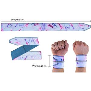 Venta al por mayor 100% muñequeras de algodón levantamiento de pesas CrossFit equipo de entrenamiento de fuerza-equipo de seguridad de Fitness ajustable resistente a granel - Product Image 5