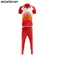 Uniforme de Cricket Personalizado, Conjunto de Camiseta de Cricket Sublimada, Uniforme de Equipo Masculino, Pantalones Blancos, Ropa Deportiva, Fabricante OEM